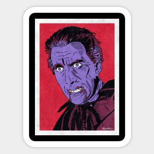 DRACULA (1958) (Pop Art) Sticker